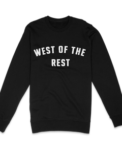 'West Of The Rest' Sweater · Mens in Black