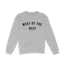 'West Of The Rest' Sweater · Womens in Grey Marle