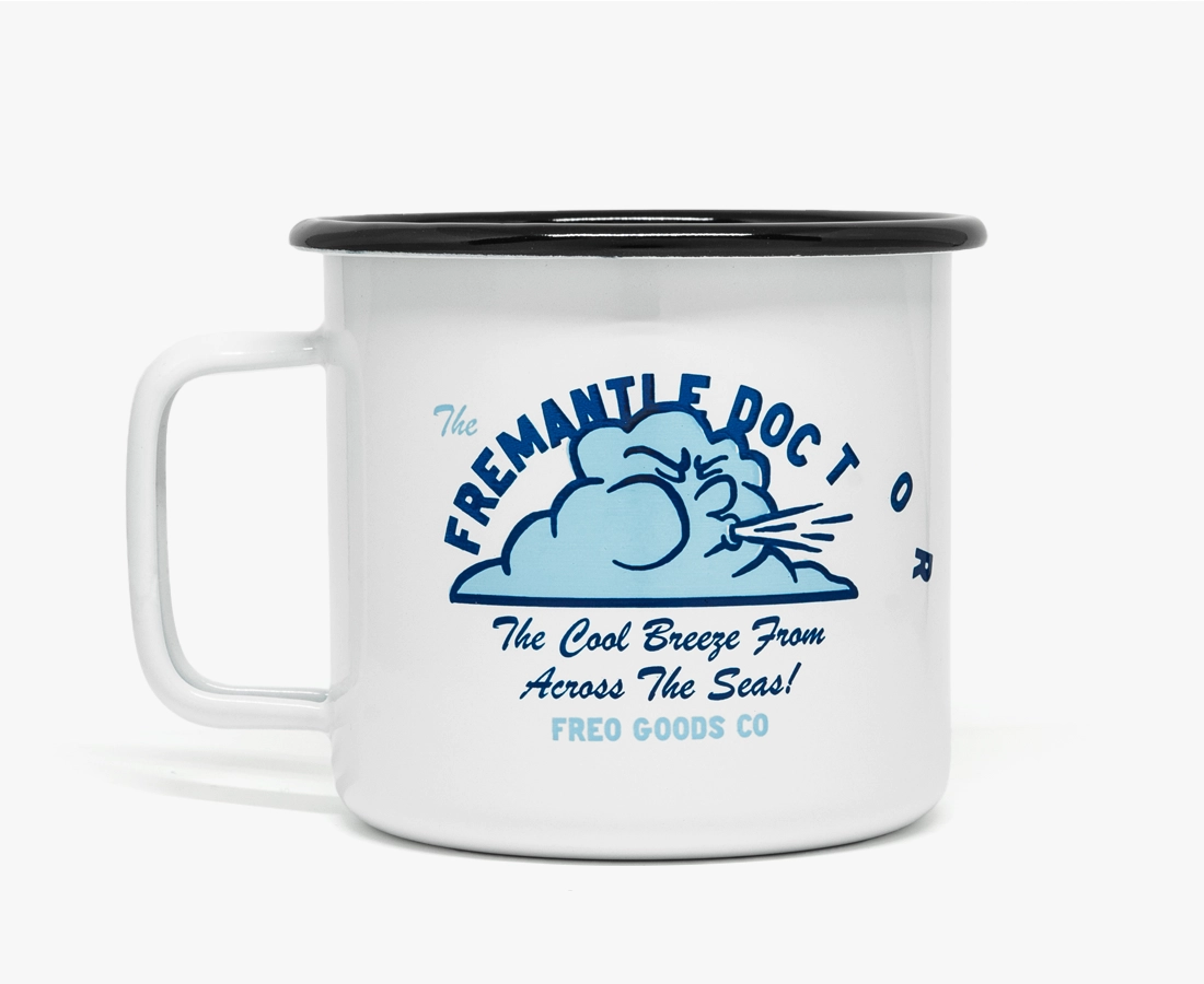 Freo Doctor Camp Mug · 16oz Freo Goods Co Fremantle