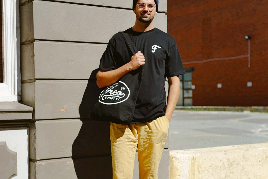 Freo Goods Co. Organic Cotton Tee #2 in Black