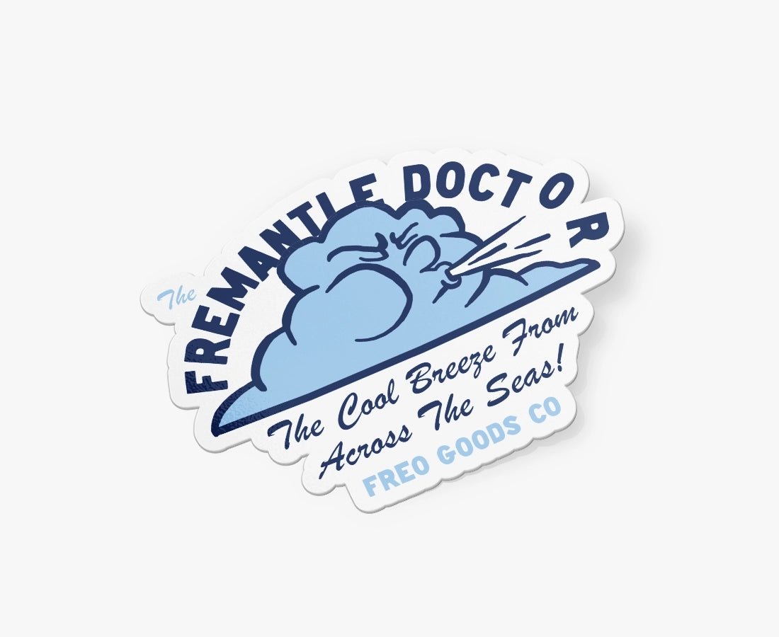 Freo Doctor Cool Breeze Sticker 3.5inch