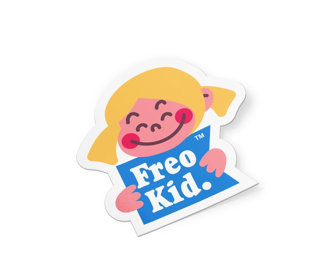 Freo Kid Vinyl Sticker Girl
