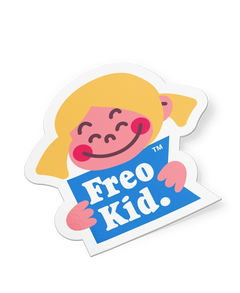Freo Kid Vinyl Sticker Girl