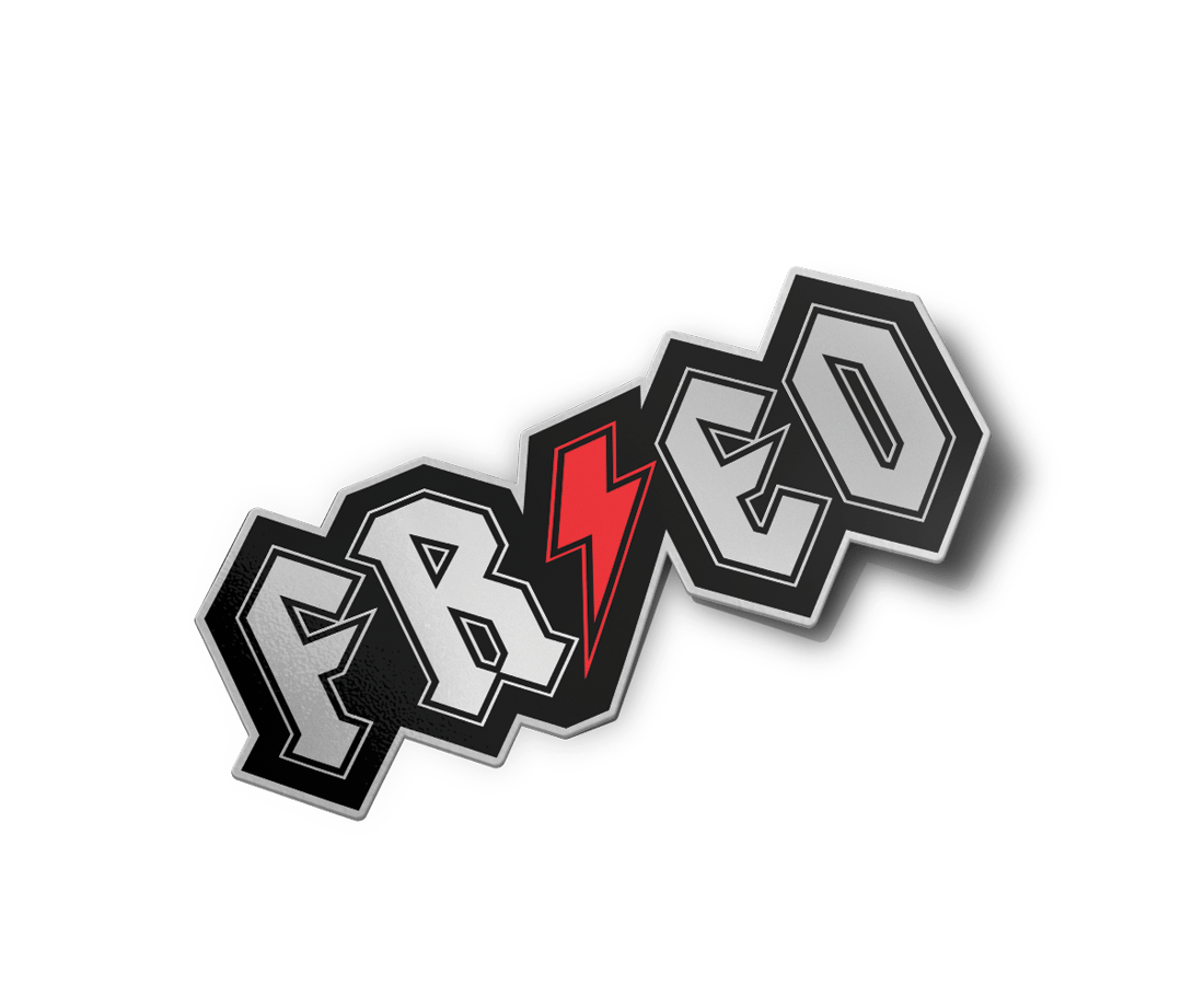 FGC Freo Lightning Sticker 4 inch Mirror