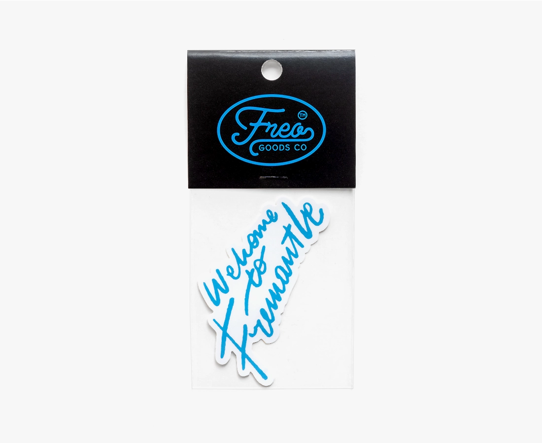 'Welcome to Fremantle' Vinyl Sticker 3.5inch