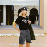 Freo Goods Co. 'West Of The Rest' Organic Cotton Tee in Black