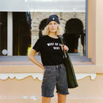 Freo Goods Co. 'West Of The Rest' Organic Cotton Tee in Black