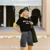 Freo Goods Co. 'West Of The Rest' Organic Cotton Tee in Black