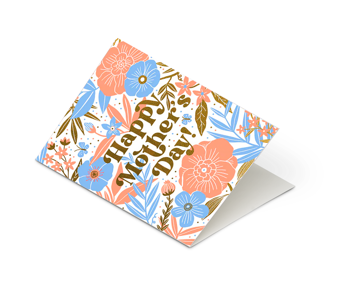 Hello Lucky - 'Florals · Happy Mothers Day' Card