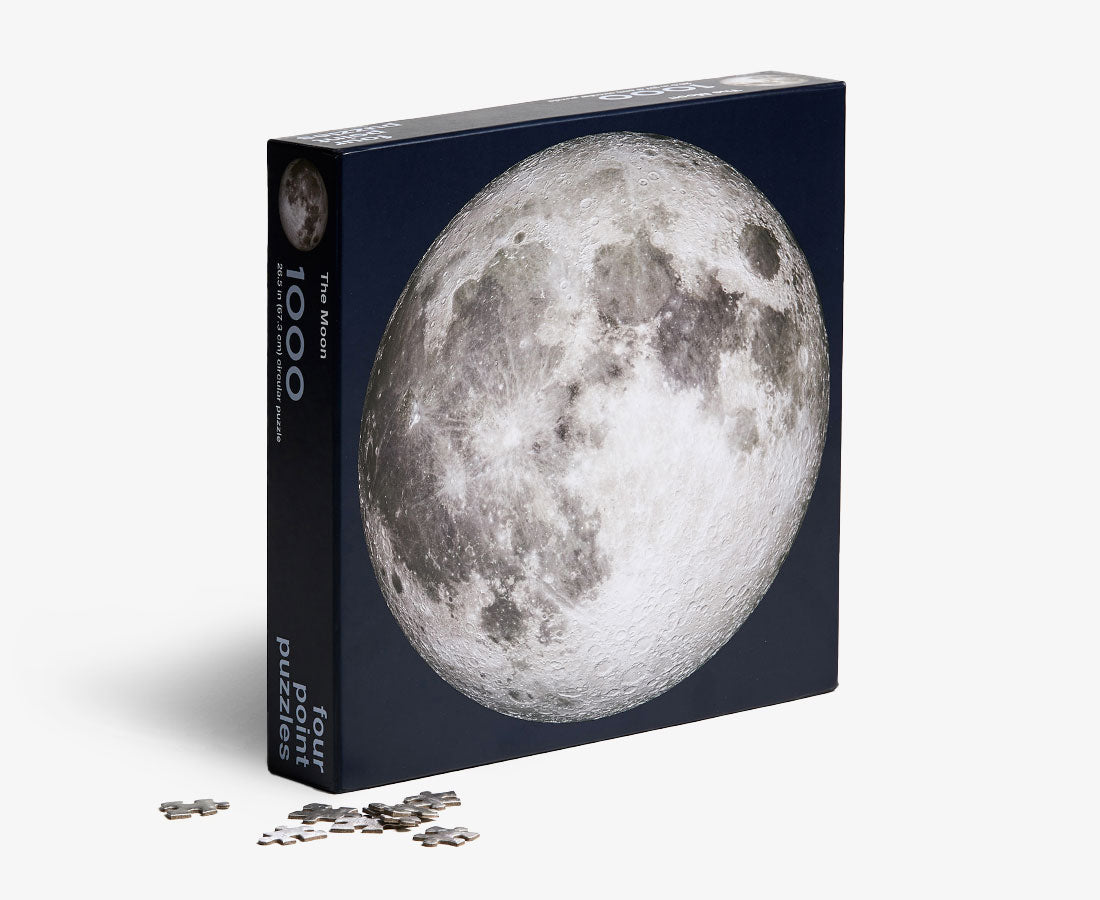Four Point Puzzles The Moon 1000 Piece Circle Puzzle