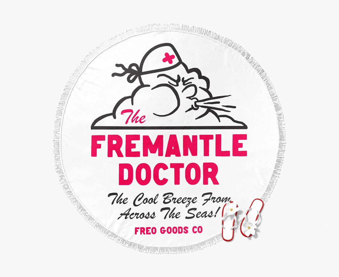 Fremantle Doctor Beach Towel