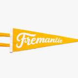 Fremantle Pennant Flag Gold