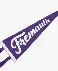 Fremantle Pennant Flag Purple