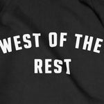 Fremantle 'West Of The Rest' Premium Terry Hoodie Black