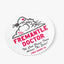 The Fremantle Doctor Sticker 3.5" Circle