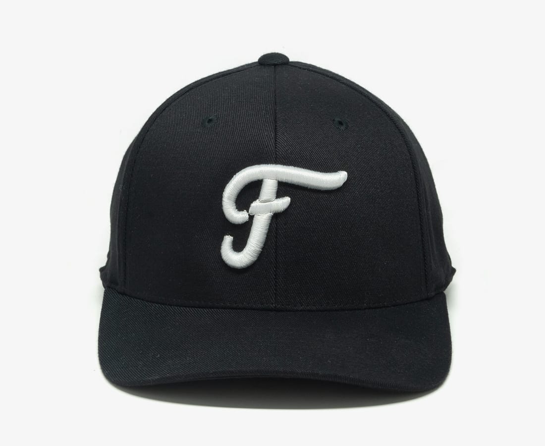 Puff 'F' Flexfit® Cap in Black