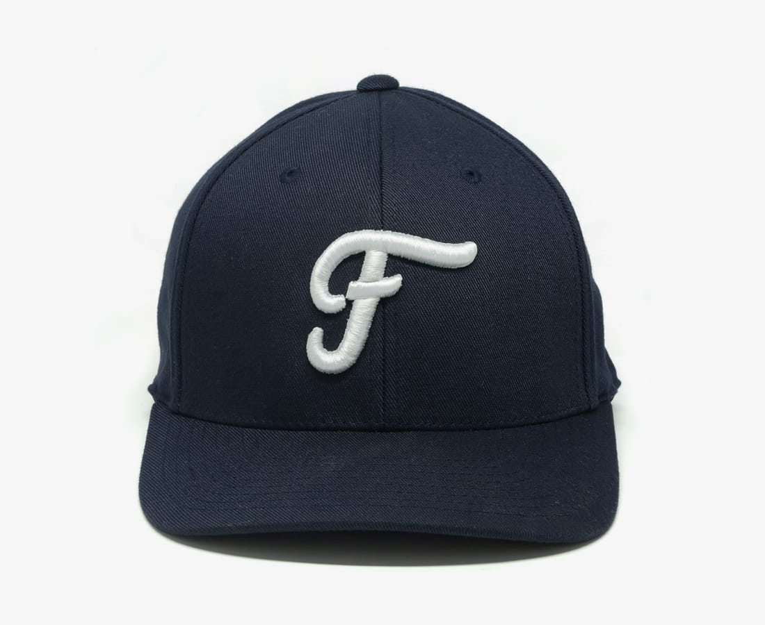 Puff 'F' Flexfit® Cap in Navy