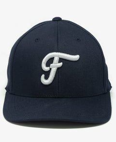 Puff 'F' Flexfit® Cap in Navy