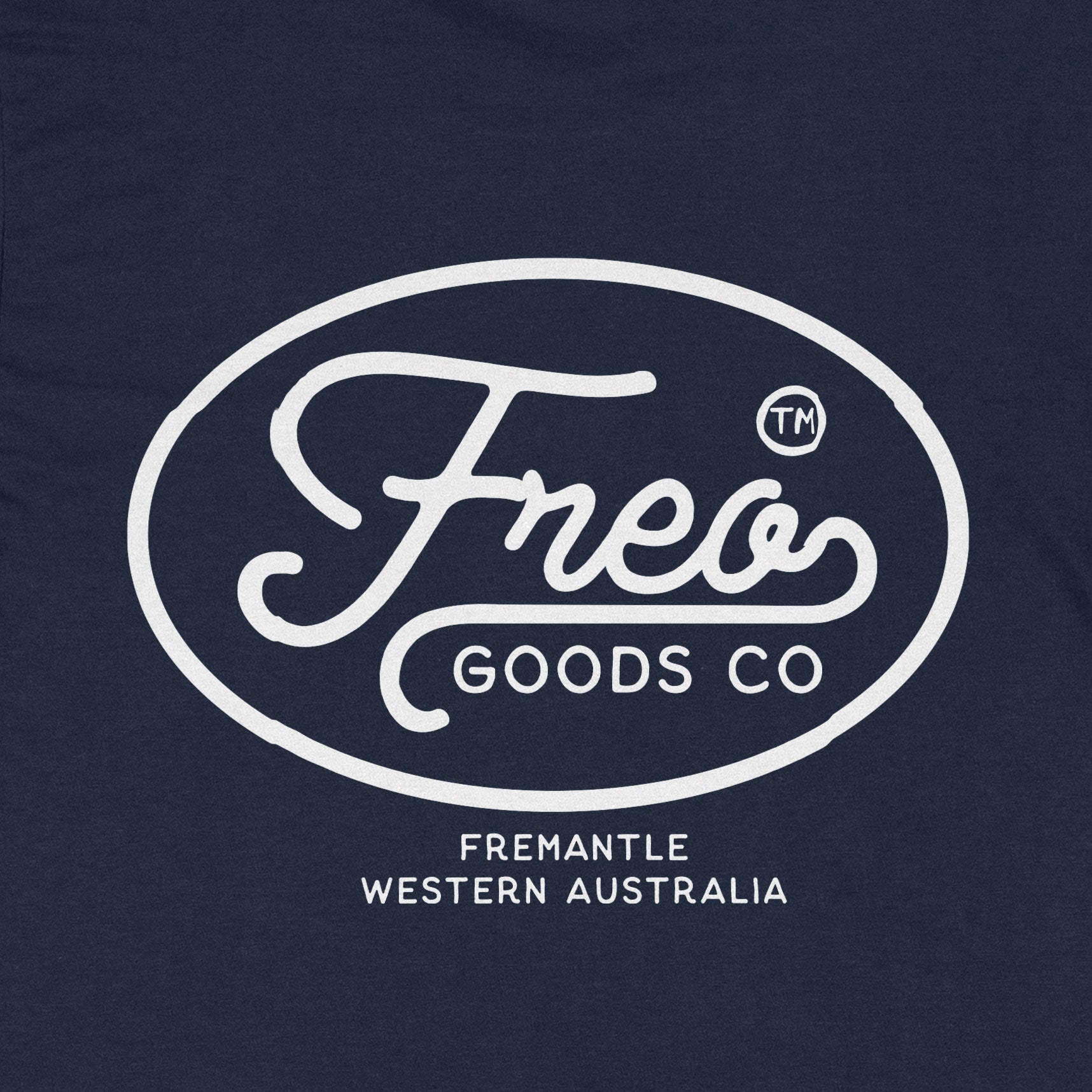 Freo Goods Co. Organic Cotton Tee #1 in Navy