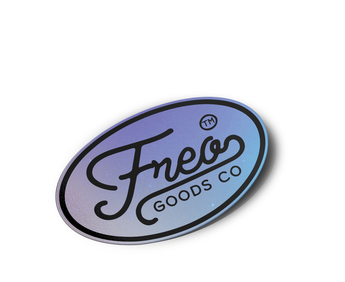 'Freo Goods Co' Logo Holo Sticker x Freo Goods Co.