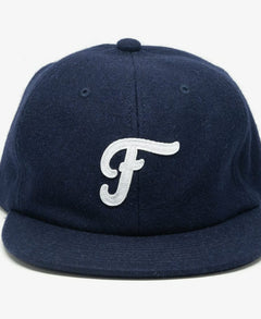 Heritage 'F' Wool Strapback Cap Navy