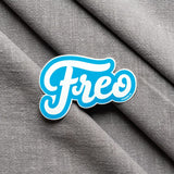 Freo Vinyl Sticker 3.5inch Blue/White