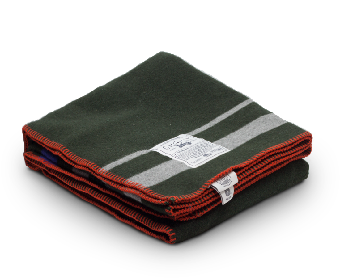 Ghost Outdoors Cabin Fever Army Blanket. Ghost Outdoors. Compendium Design Store. AfterPay, ZipPay accepted.