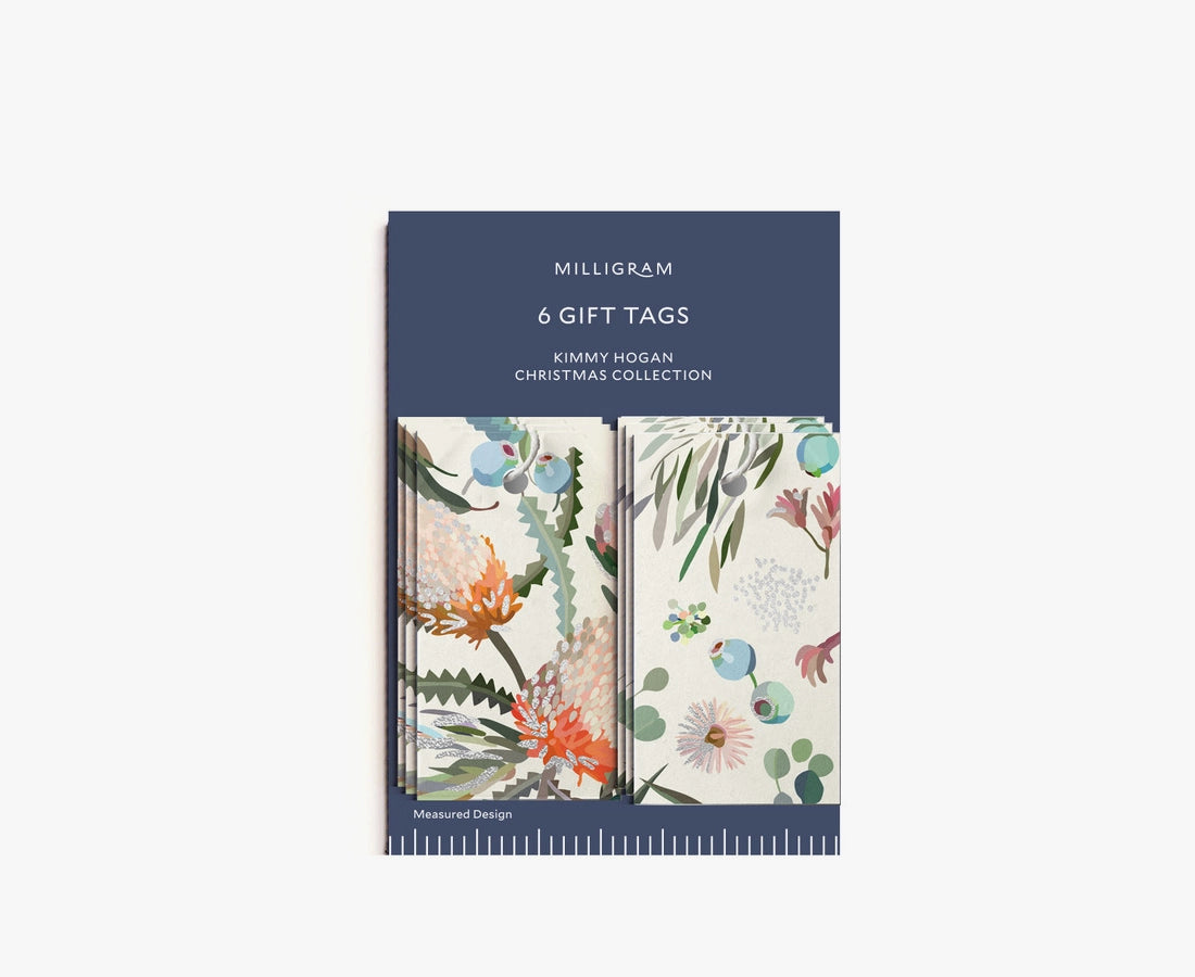Gift Tags by Kimmy Hogan for Studio Milligram - Set of 6 (Light colours)