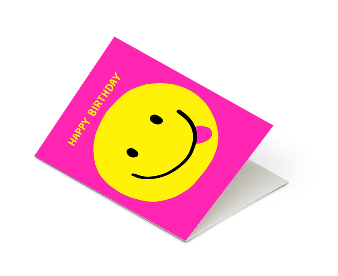 Ashkhan - 'Happy Birthday (Face)' Card
