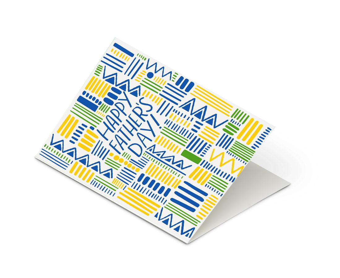 The Good Twin - 'Happy Father's Day! (Pattern)' Card