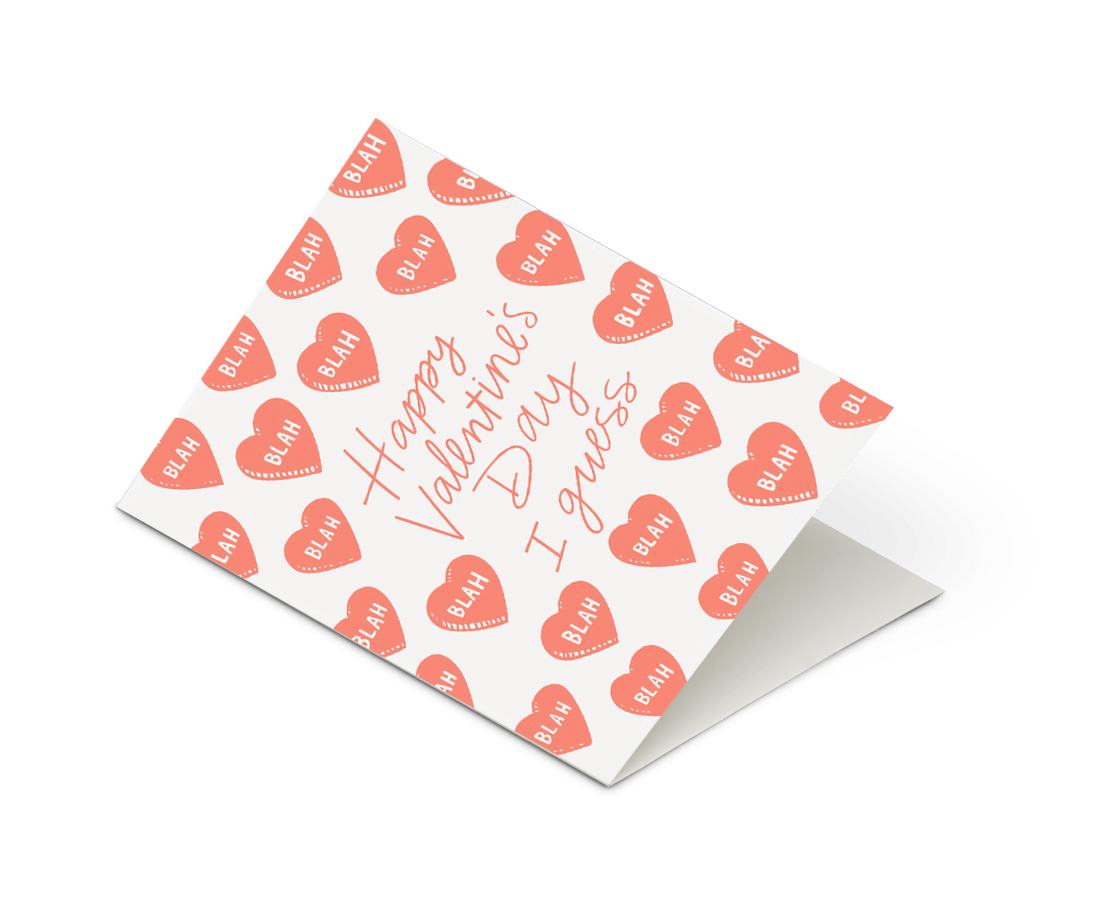 The Good Twin - 'Happy Valentine's Day I Guess' Card