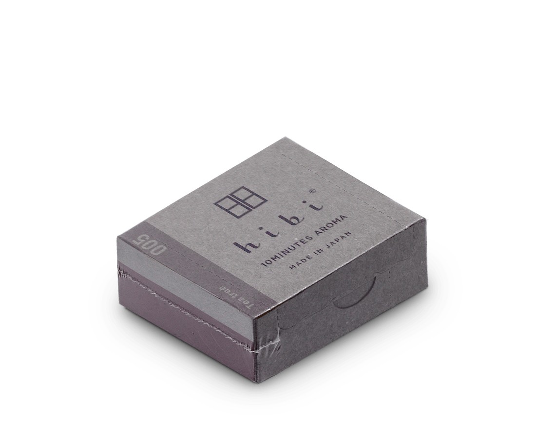 Hibi Scented Self-lighting Incense Sticks - 'Modern' Large box Tea Tree