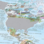 Awesome Maps Hiking Scratch Map Edition Poster