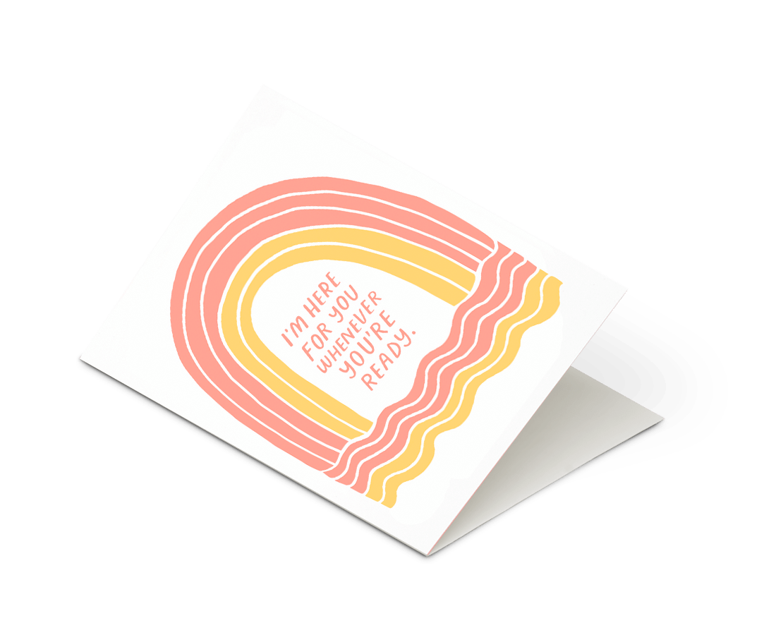 The Good Twin - 'I'm Here For You Whenever You're Ready' Card
