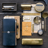Traveler's Company Japan brass pen case. Traveler's Company Japan. Compendium Design Store. AfterPay, ZipPay accepted.