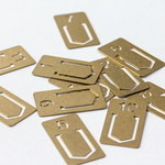 Travelers Company Japan Brass Number Paper Clips Set of 12
