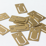 Travelers Company Japan Brass Number Paper Clips Set of 12