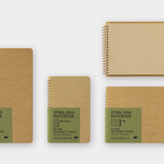 Travelers Company Japan Spiral Ring Notebook A5 Slim Blank Kraft Paper