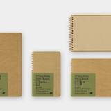 Travelers Company Japan Spiral Ring Notebook A5 Slim Blank Kraft Paper