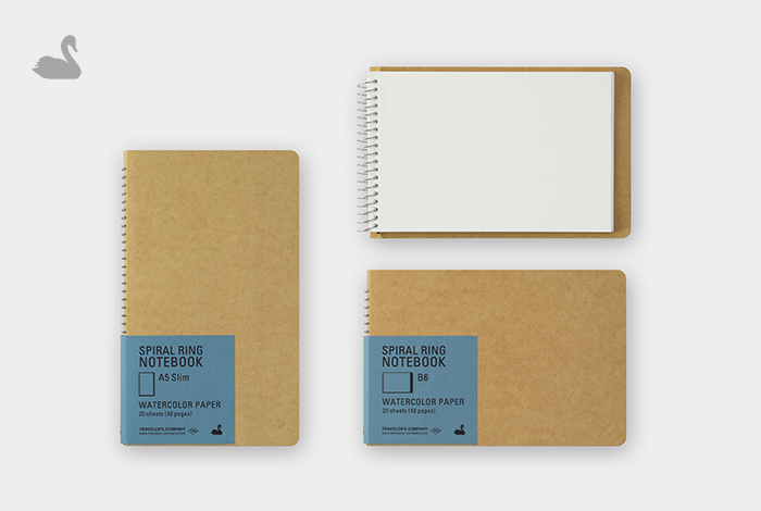 Travelers Company Japan Spiral Ring Notebook A5 Watercolour Paper