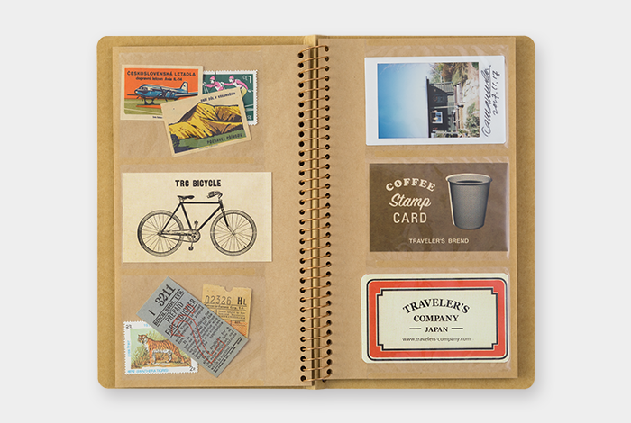 Travelers Company Japan Spiral Ring Notebook A5 Card File