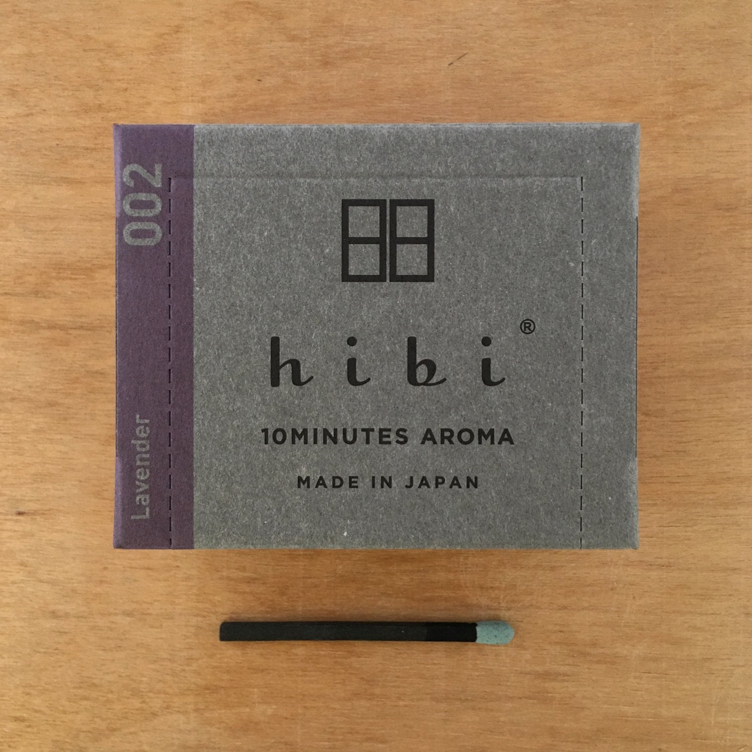 Hibi Scented Self-lighting Incense Sticks Modern Large box Lavender