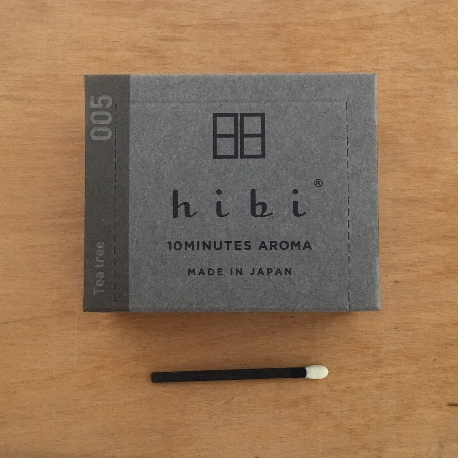Hibi Scented Self-lighting Incense Sticks Modern Large box Tea Tree