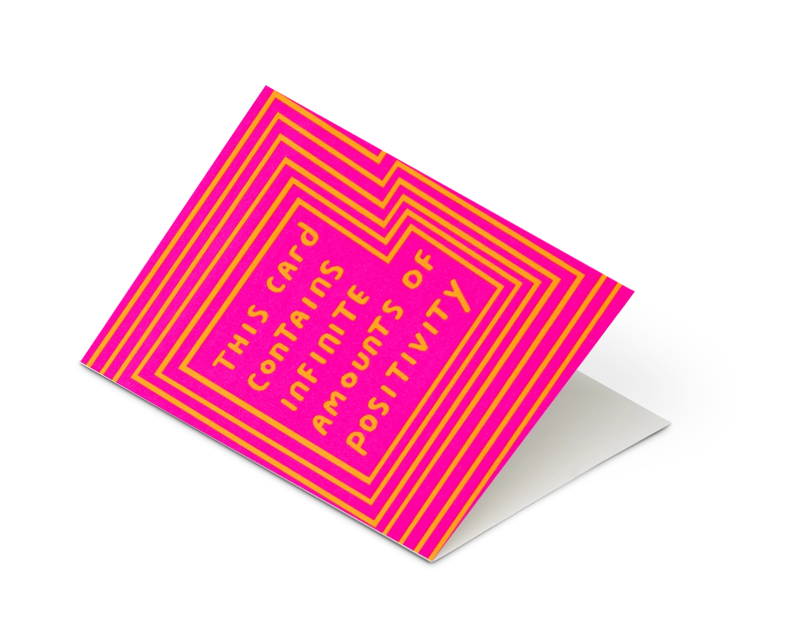 Ashkhan - 'Infinite Positivity' Card