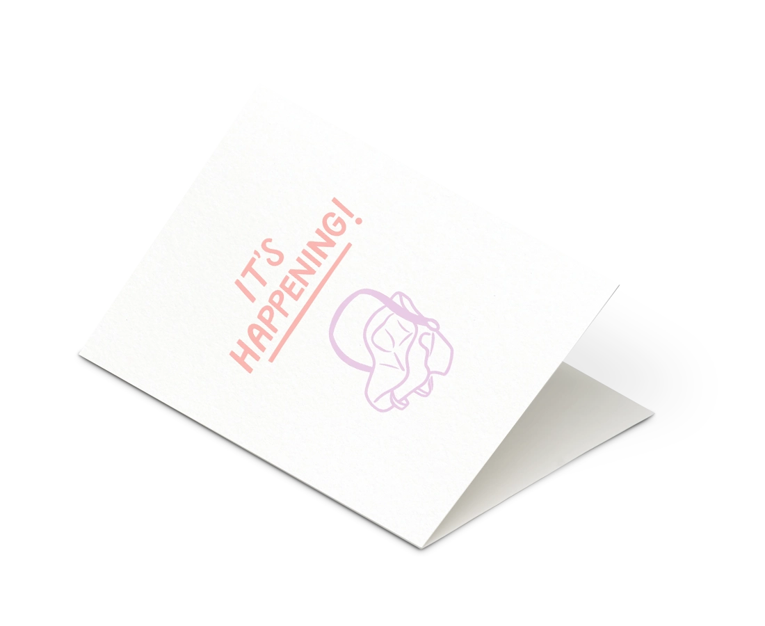 Odd Daughter - 'It's Happening!' Card