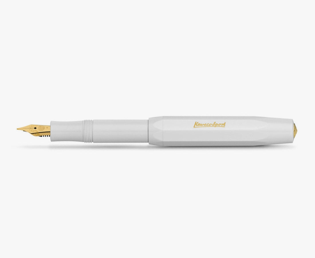 Kaweco Classic Sport Fountain Pen White (Medium nib)