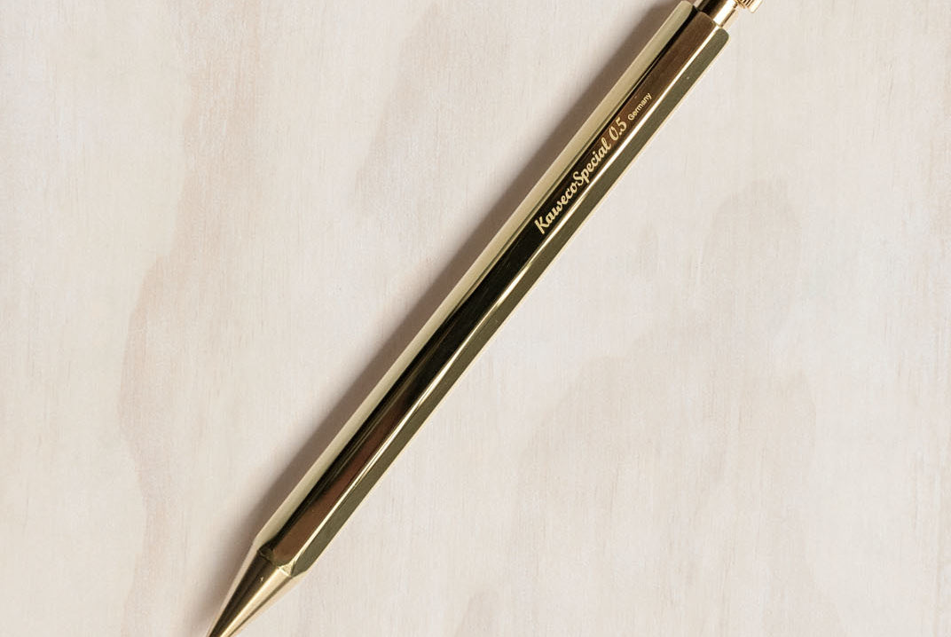 Kaweco Special Mechanical pencil 0.5mm in brass. Kaweco. Compendium Design Store. AfterPay, ZipPay accepted.