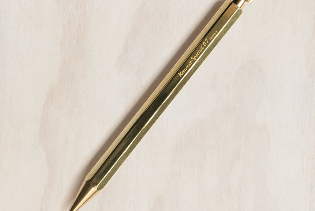 Kaweco Special Mechanical pencil 0.7mm in brass. Kaweco. Compendium Design Store. AfterPay, ZipPay accepted.