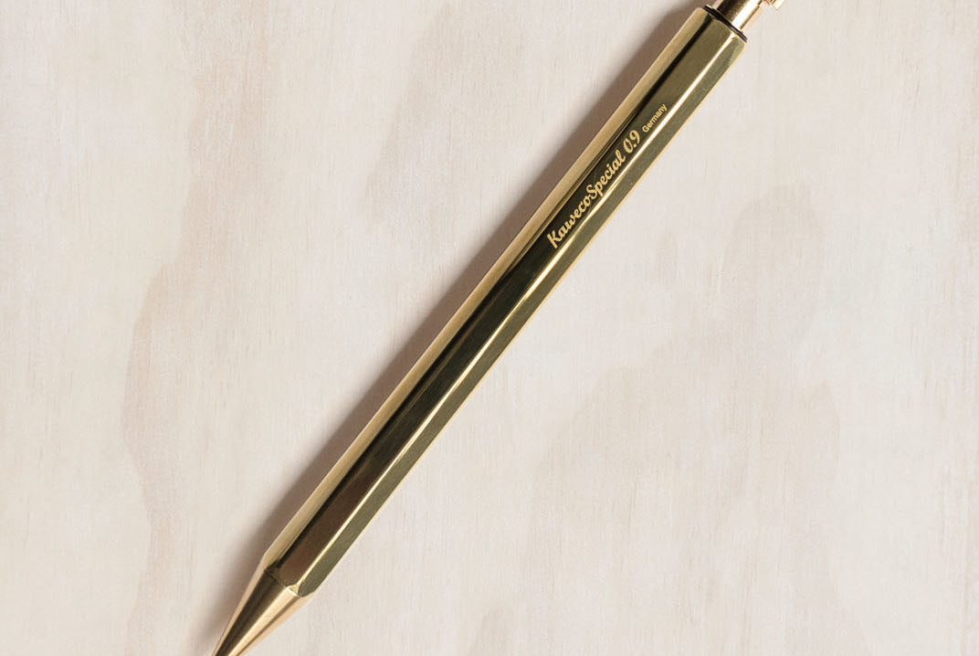 Kaweco Special Mechanical pencil 0.9mm in brass. Kaweco. Compendium Design Store. AfterPay, ZipPay accepted.
