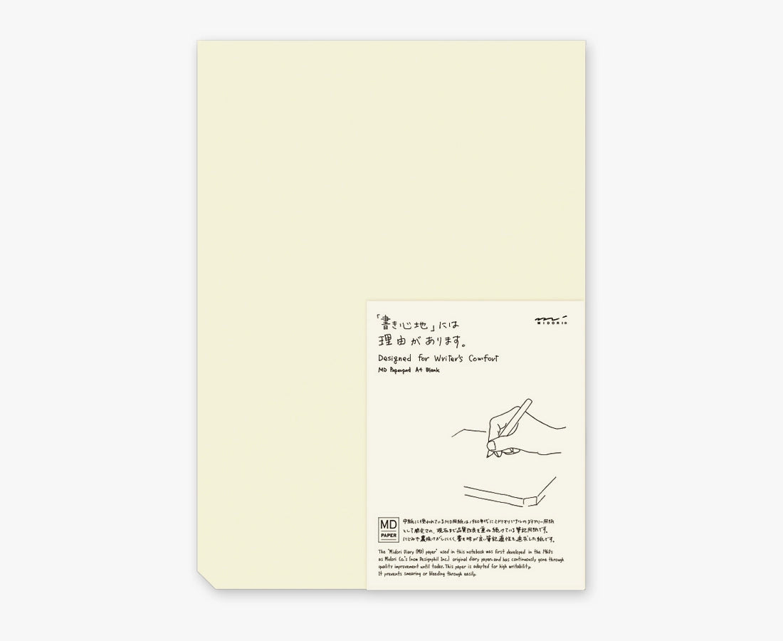 MD Note Paper Pad A4 Blank